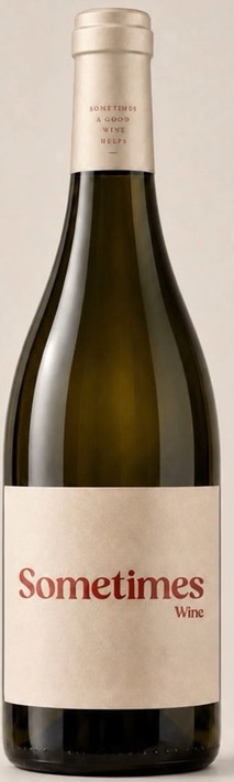 A bottle of Sometimes Red